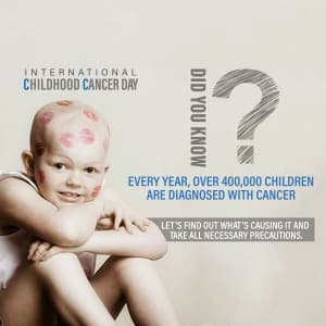 International Childhood Cancer Day Instagram Post