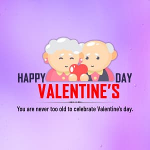 Valentine's day whatsapp status poster