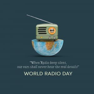 World Radio Day ad post