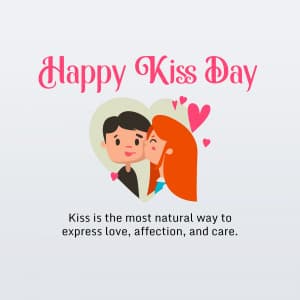 Kissing Day (Valentine Week) event advertisement