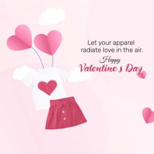 Valentine's day Business Post marketing flyer