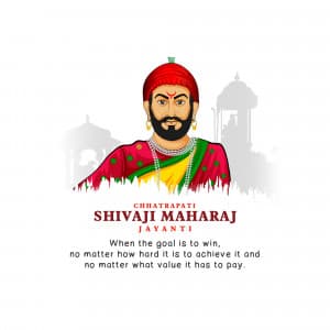 Chhatrapati Shivaji Maharaj Jayanti graphic