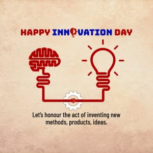 National Innovation Day event poster