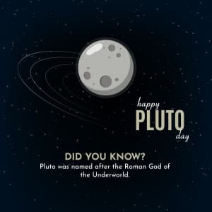 Pluto Day Instagram Post