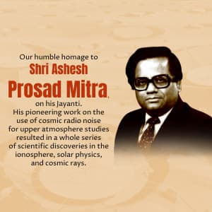 Ashesh Prosad Mitra Jayanti graphic