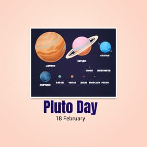 Pluto Day poster Maker
