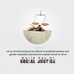 World Day of Social Justice greeting image