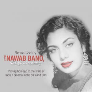 Nawab Bano Nimmi Jayanti graphic