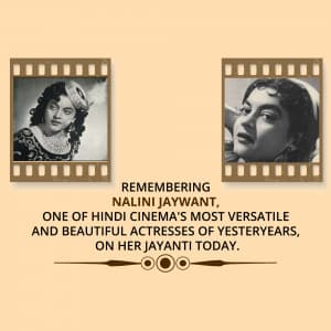 Nalini Jaywant jayanti Facebook Poster