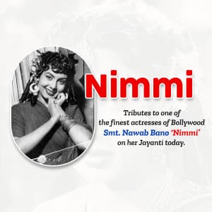 Nawab Bano Nimmi Jayanti creative image