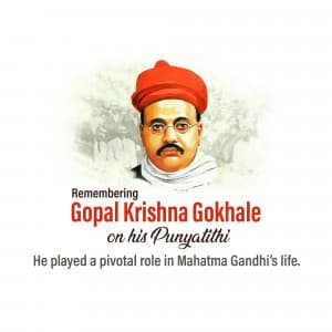 Gopal Krishna Gokhale Punyatithi Instagram Post