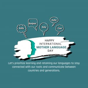 International Mother Language Day ad post