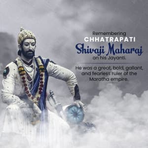 Chhatrapati Shivaji Maharaj Jayanti Instagram Post