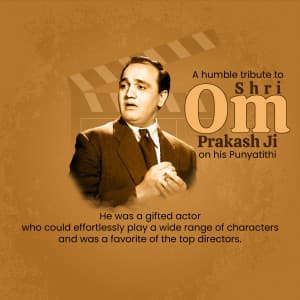 Om Prakash Punyatithi poster