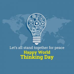 World Thinking Day creative image