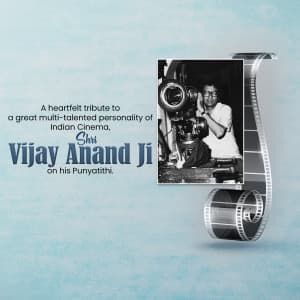 Vijay Aanand Punyatithi poster Maker