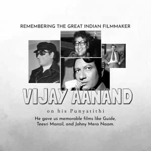 Vijay Aanand Punyatithi graphic