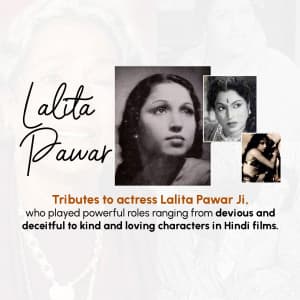 Lalita Pawar Punyatithi banner