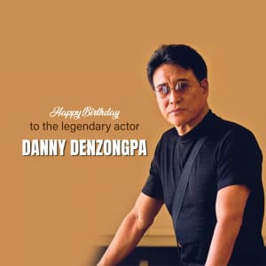 Tshering Phintso "Danny" Denzongpa Birthday banner