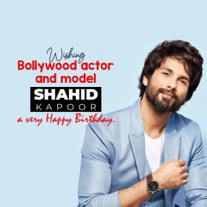 Shahid Kapoor - Birthday video