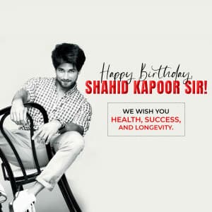 Shahid Kapoor - Birthday image