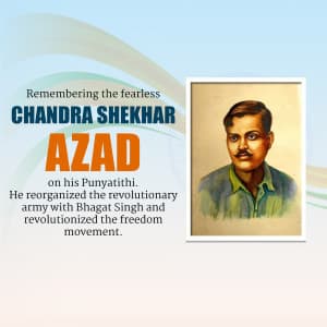 Chandra Shekhar Azad Punyatithi ad post