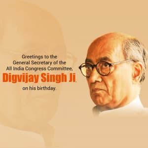 Digvijay Singh Birthday festival image