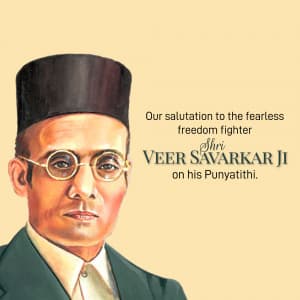 Vinayak Damodar Savarkar Punyatithi Instagram Post