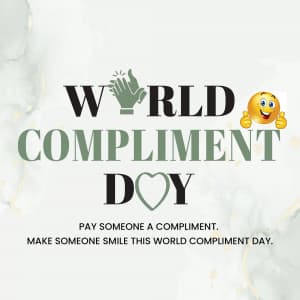 World Compliment Day greeting image