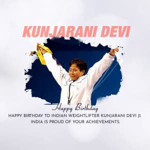 Kunjarani Devi - Birthday Instagram Post