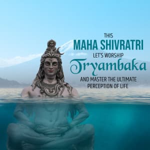 Maha Shivaratri greeting image
