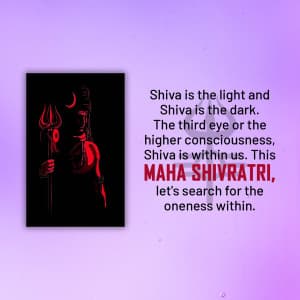 Maha Shivaratri graphic