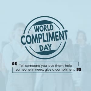 World Compliment Day Instagram Post