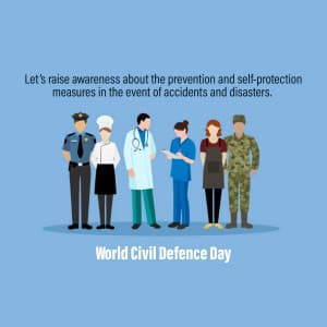 World Civil Defence Day graphic