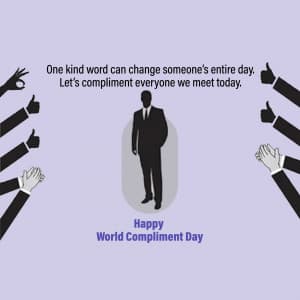 World Compliment Day event advertisement