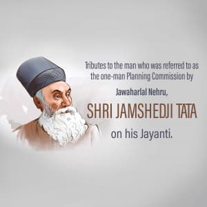 Jamsetji Tata Jayanti graphic