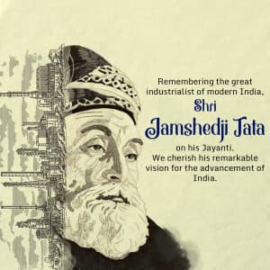 Jamsetji Tata Jayanti poster