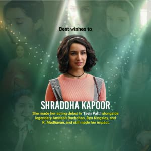 Shraddha Kapoor Birthday Instagram Post