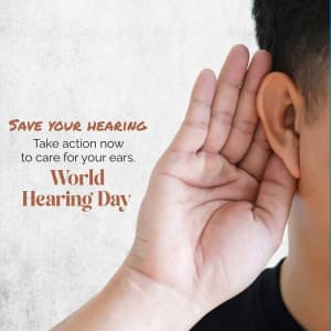 World Hearing Day ad post