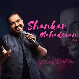 Shankar Mahadevan Birthday Instagram Post