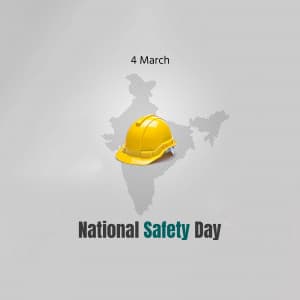 National Safety Day greeting image