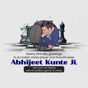 Grandmaster Abhijeet Kunte Birthday Instagram Post