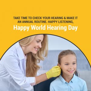 World Hearing Day greeting image