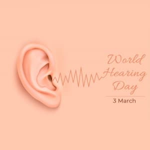 World Hearing Day marketing poster