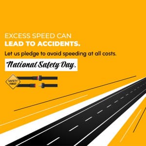 National Safety Day graphic
