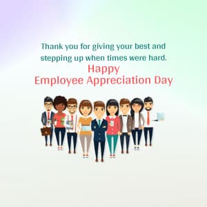 Employee appreciation day marketing flyer