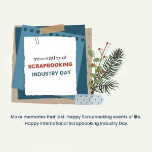 International Scrapbooking Industry Day creative image