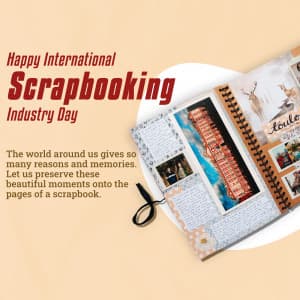 International Scrapbooking Industry Day Facebook Poster