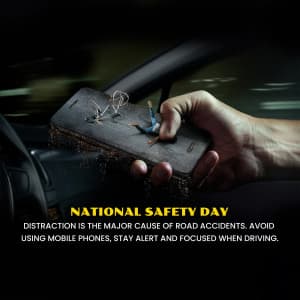 National Safety Day Instagram Post