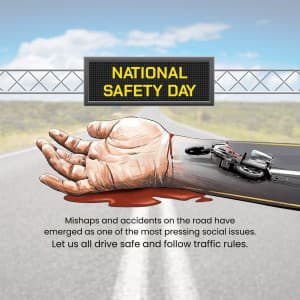 National Safety Day event advertisement